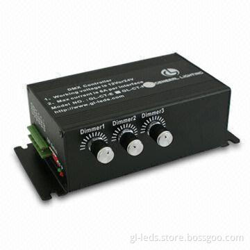 LED Controller with Operating Temperature of 20 to 60˚C and Connection Agreement of DMX512/1990